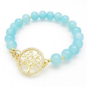 Bead Bracelet - KB191230-WH