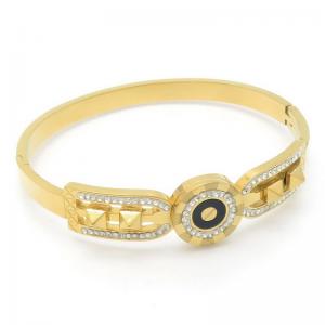 Stainless Steel Gold-plating Bangle - KB191303-WH