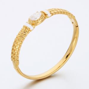 Stainless Steel Gold-plating Bangle - KB191326-SP