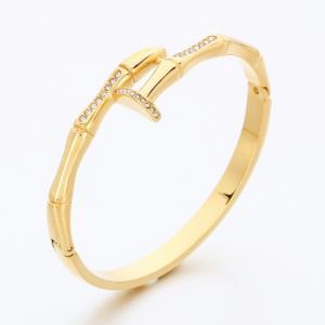 Stainless Steel Gold-plating Bangle - KB191331-SP