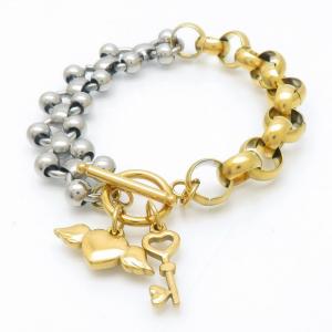 Stainless Steel Gold-plating Bracelet - KB191717-NJ