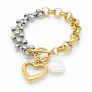 Stainless Steel Gold-plating Bracelet - KB191720-NJ