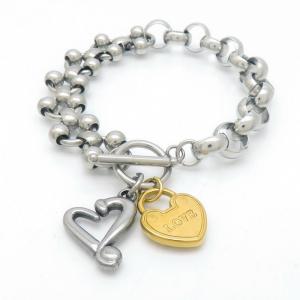 Stainless Steel Gold-plating Bracelet - KB191722-NJ