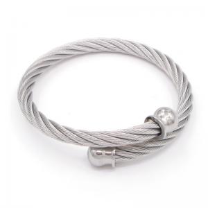 Stainless Steel Wire Bangle - KB192143-XY