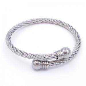 Stainless Steel Wire Bangle - KB192149-XY