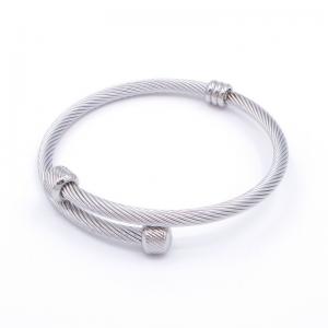 Stainless Steel Wire Bangle - KB192153-XY