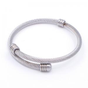 Stainless Steel Wire Bangle - KB192155-XY