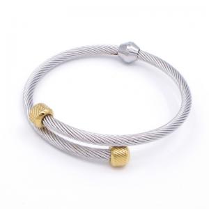 Stainless Steel Wire Bangle - KB192156-XY