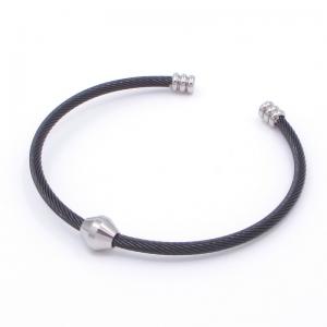 Stainless Steel Wire Bangle - KB192158-XY