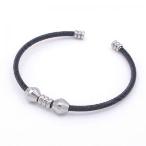 Stainless Steel Wire Bangle - KB192159-XY