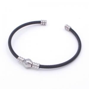 Stainless Steel Wire Bangle - KB192160-XY