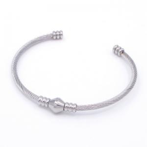 Stainless Steel Wire Bangle - KB192161-XY