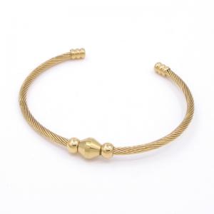 Stainless Steel Wire Bangle - KB192163-XY