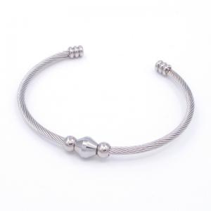 Stainless Steel Wire Bangle - KB192164-XY