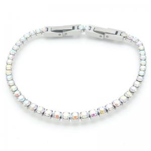 Stainless Steel Stone Bracelet - KB202330-JC