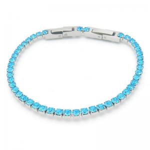 Stainless Steel Stone Bracelet - KB202332-JC