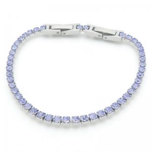 Stainless Steel Stone Bracelet - KB202334-JC