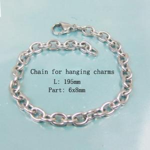 Stainless steel O-shaped chain bracelet - KB20245-Z