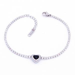 Stainless Steel Stone Bracelet - KB202694-HR