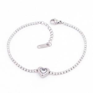 Stainless Steel Stone Bracelet - KB202698-HR