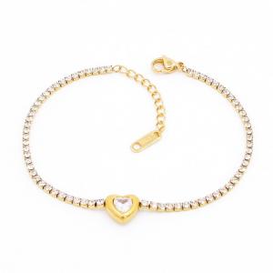 Stainless Steel Stone Bracelet - KB202699-HR