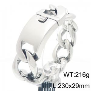 Stainless Steel Bracelet(Men) - KB203088-KJX