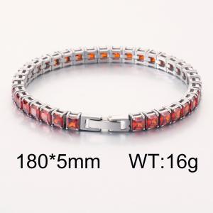 Stainless Steel Stone Bracelet - KB204444-CALY