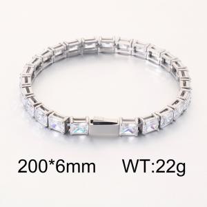 Stainless Steel Stone Bracelet - KB204445-CALY