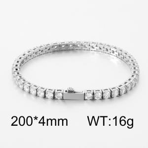 Stainless Steel Stone Bracelet - KB204458-CALY