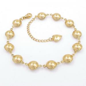 Stainless Steel Gold-plating Bracelet - KB204578-AQ