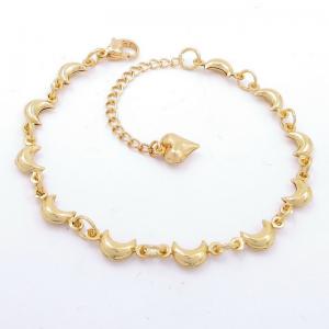 Stainless Steel Gold-plating Bracelet - KB204580-AQ