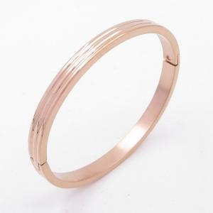 Stainless Steel Rose Gold-plating Bangle - KB205230-ZY