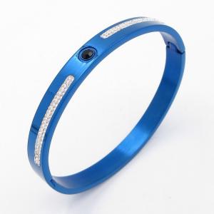 Stainless Steel Stone Bangle - KB205235-ZY
