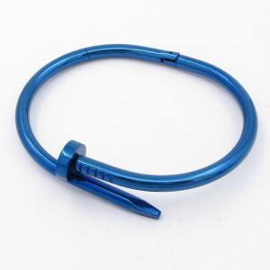 Stainless Steel Blue-plating Bangle - KB205249-ZY