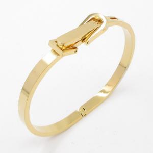 Stainless Steel Gold-plating Bangle - KB205252-ZY