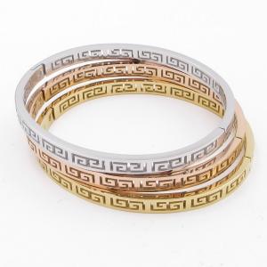 Stainless Steel Gold-plating Bangle - KB205258-ZY