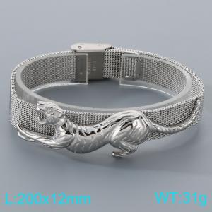 Stainless Steel Bracelet(Men) - KB205389-JR