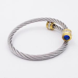 Stainless Steel Wire Bangle - KB205458-XY