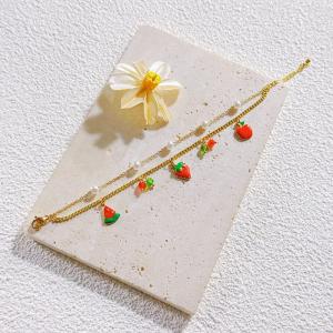 Stainless Steel Gold-plating Bracelet - KB205823-SXSJ