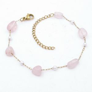 Stainless Steel Gold-plating Bracelet - KB206044-KJ