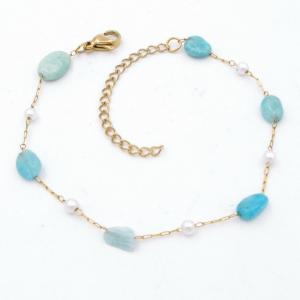 Stainless Steel Gold-plating Bracelet - KB206045-KJ