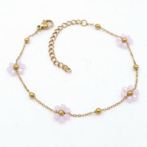 Stainless Steel Gold-plating Bracelet - KB206055-KJ
