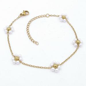 Stainless Steel Gold-plating Bracelet - KB206059-KJ