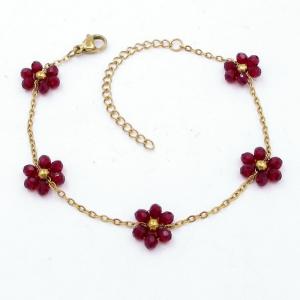 Stainless Steel Gold-plating Bracelet - KB206061-KJ