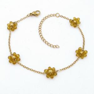 Stainless Steel Gold-plating Bracelet - KB206062-KJ