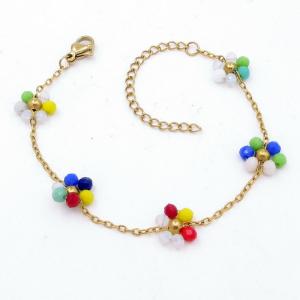 Stainless Steel Gold-plating Bracelet - KB206065-KJ