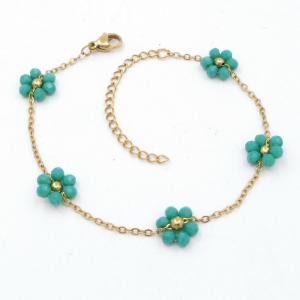 Stainless Steel Gold-plating Bracelet - KB206067-KJ