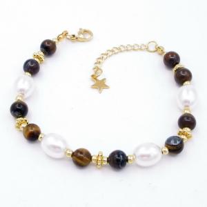 Bead Bracelet - KB206578-WH