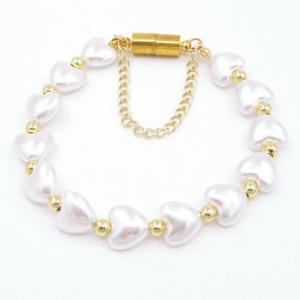 Bead Bracelet - KB206580-WH