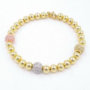 Bead Bracelet - KB206586-WH